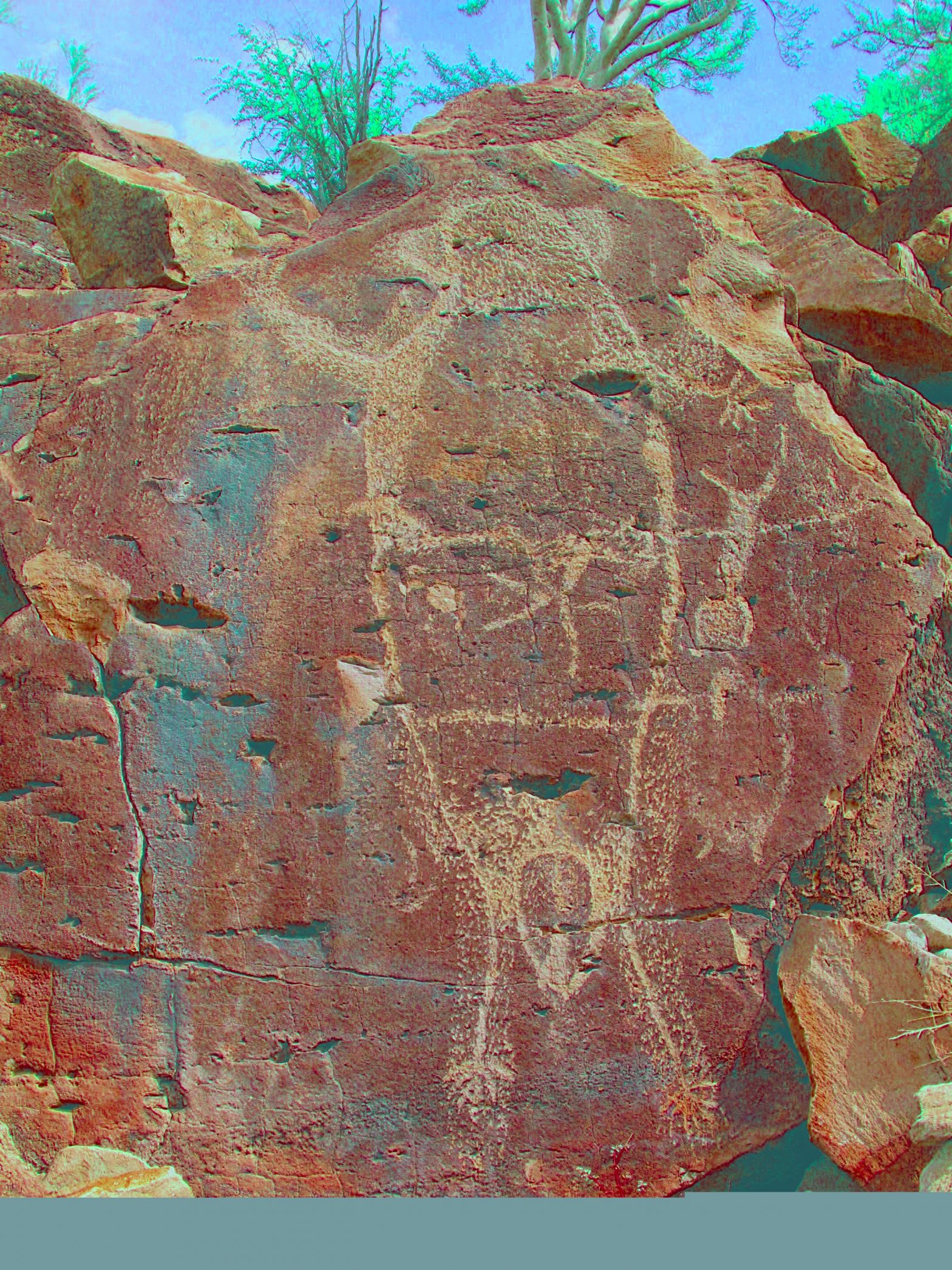 Cochimi, A Thin Slice Baja Rock Art
